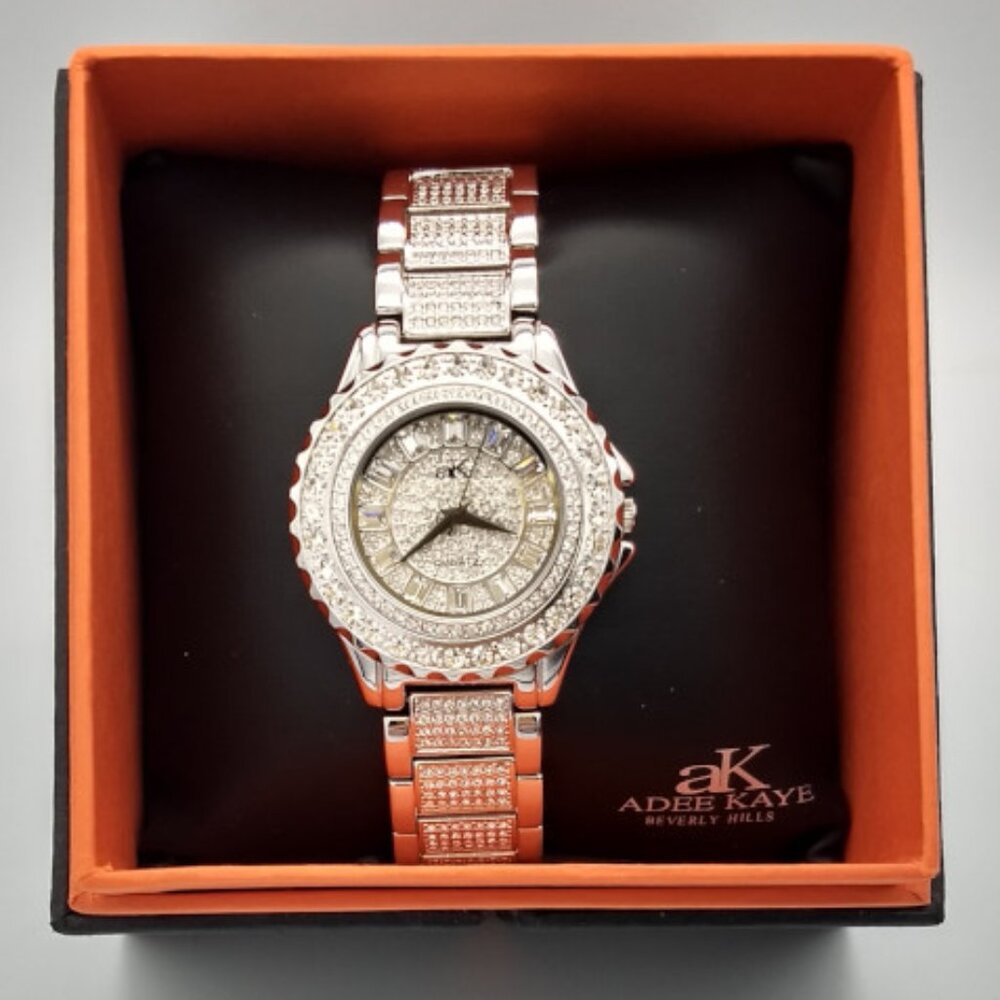 Adee Kaye AK9-10L Women’s Dazzling Bling Crystal Collection Watch